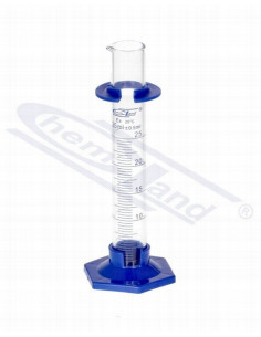 Mērcilindrs, 50 ml, klase B, ar PP pamatni