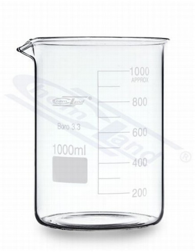 Zema tipa laboratorijas vārglāze ar snīpi, 250 ml