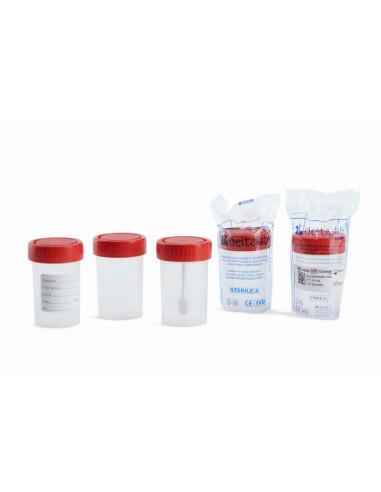 Polipropilēna paraugu konteiners, 60 ml