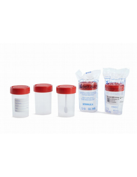 Polipropilēna paraugu konteiners, 60 ml