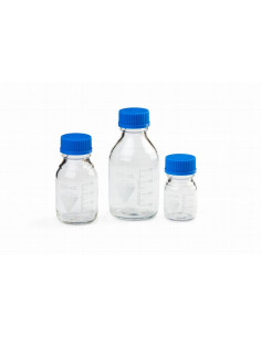 Sterilizācijas pudele ar skrūvējamu vāku, 100 ml