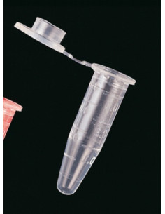 Graduēta PCR mikrocentrifūgas mēģene ar vāciņu, 0,5 ml