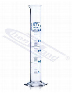 A klases stikla mērcilindrs, 500 ml