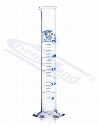 A klases stikla mērcilindrs, 500 ml