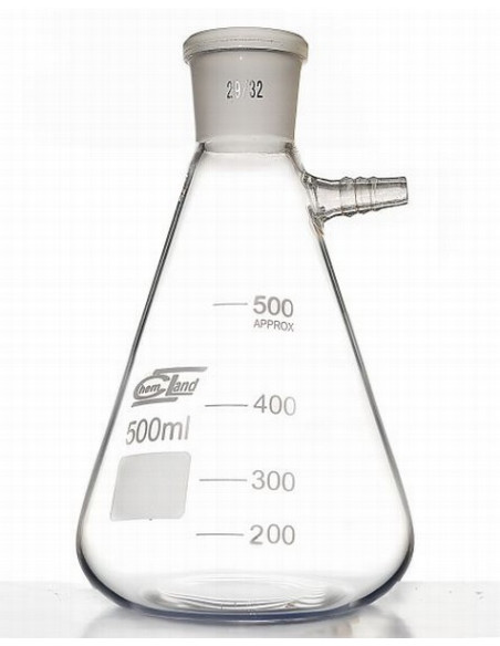 Vakuuma kolba ar slīpētu stikla pieslēgumu, 250 ml