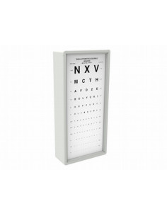 Apgaismota redzes tabula "Monoyer" 3 m