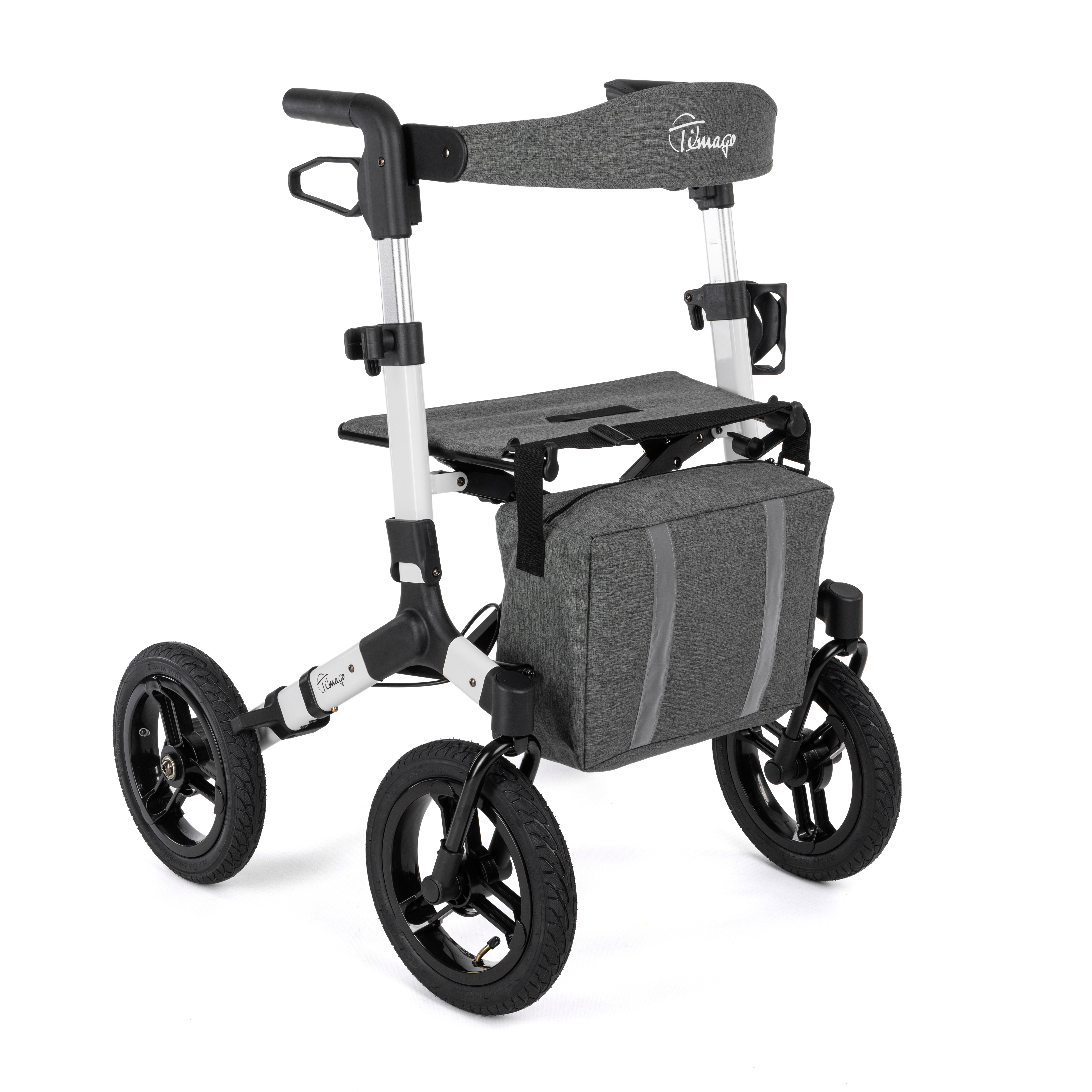 Aluminium 4-wheeled rollator - RANGER